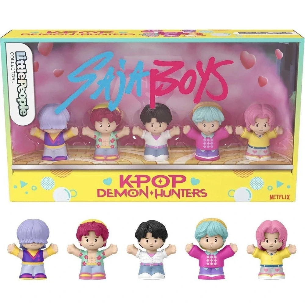 Fisher Price KPop Demon Hunters Saja Boys Little People Collector IN HAND SHIPS‎